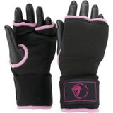 Super Pro Combat Gear Binnenhandschoenen Met Bandage Zwart/Roze Small