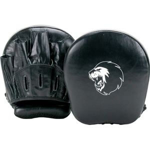 Super Pro Combat Gear Focus Target Mitts Leder Zwart/Wit