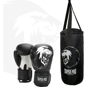 Super Pro Combat Gear Bokszakset Junior Zwart/Wit