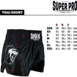 Super Pro Combat Gear - Kickboksshort Hero - Blauw/Wit - Extra Extra Large