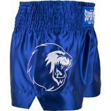 Super Pro Combat Gear - Thai en Kickboksshort Hero - Blauw/Wit