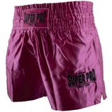 Super Pro Combat Gear Thai en Kickboksshort Hero Roze/Wit Extra Small