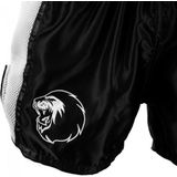 Super Pro Combat Gear - Thai en Kickboksshort Brave - Zwart/Wit - Extra Extra Large