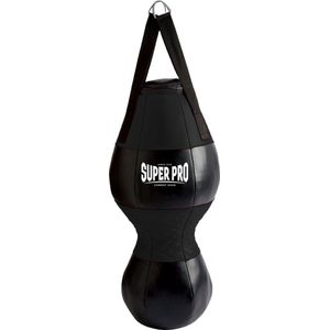 Super Pro Combat Gear Uppercut Bokszak Zwart 80x33 cm