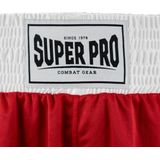 Super Pro Combat Gear Club Boksshort - Rood/Wit