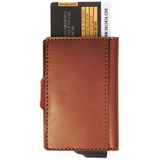 Card Case Plus Wallet Brown
