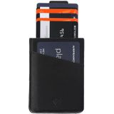 Valenta Pocket Duo Leren Kaarthouder - 6 Pasjes - Zwart