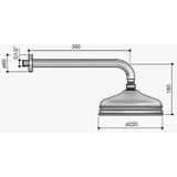 Hotbath IBS 6 inbouw doucheset Amice 2 stopkranen chroom - wandarm