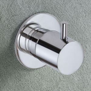 Stopkraan Hotbath Laddy Inbouw Rond Chroom