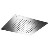 Hotbath Mate Inbouw Hoofddouche Vierkant 38 cm Met LED Vierkant Geborsteld Nikkel