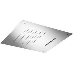 Hoofddouche Hotbath Mate Inbouw Met Cascade Vierkant 50x50 cm Chroom