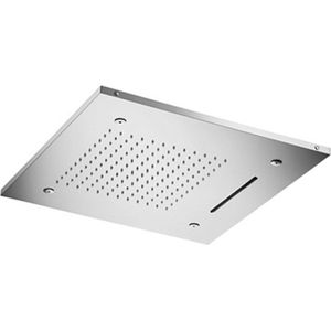 Hoofddouche hotbath mate 50x50 cm triple inbouw led chroom