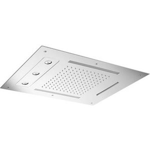 Hotbath Mate Inbouw Hoofddouche Met LED Rechthoek 48x63 cm Chroom