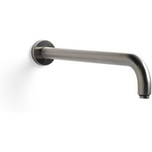 Muuruitloop Hotbath Mate 35 cm Rond Geborsteld Nikkel