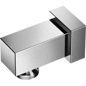 Wanduitlaat Hotbath Mate 6.5x2.5 cm Vierkant Chroom