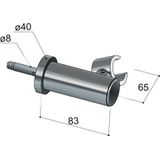 Hotbath Mate M505 wandsteun chroom