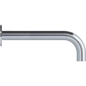 Universele uitloop hotbath pal met verbogen perlator 22.5 cm chroom
