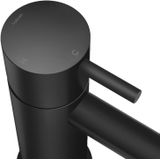 Fonteinkraan hotbath dude 1-knop gebogen 19.3 cm rond mat zwart