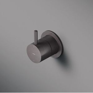 Hotbath Cobber CB011 Afbouwdeel 2-weg Omstel Mat Zwart - Kranen - Badkranen - Inbouw Badkranen - 8719638626095