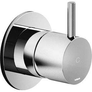 Inbouw stopkraan hotbath cobber 1-hendel chroom