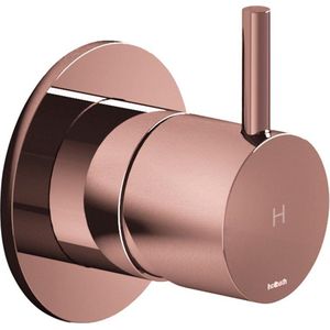 Inbouw Stopkraan Hotbath Cobber 1-hendel Roze Goud (Warm)