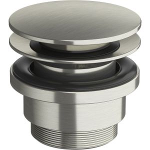 Hotbath Archie AR710 Klikplug Rond RVS 316 - RVS - 8719638629478 - Wastafels - Afvoerpluggen