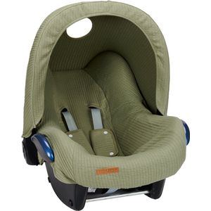 Little Dutch Pure Olive - Baby Jongens & Meisjes - Zonnekap autostoeltje 0+