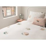 SNURK - Pom Pom - Dekbedovertrek - Wit - 100% Percaline Katoen