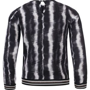 LOOXS - 10sixteen - Blouse - Zwart Dessin - 100% Polyester