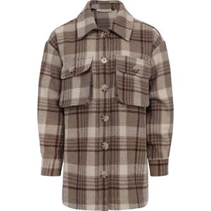 LOOXS - 10sixteen 2331-5130-998 Blouse - Beige Ruit - 100% Polyester