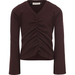 LOOXS 10sixteen 2331-5410-420 Meisjes T-Shirt6 - Bruin van 95 Cotton 5 elastane
