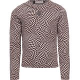 LOOXS 10sixteen 2331-5425-818 Meisjes T-Shirt6 - Bruin dessin van 68 Polyester Viscose 1 elastane