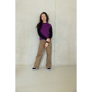 LOOXS 10sixteen 2332-5065-274 Meisjes Sweater - Paars van 60 Cotton 40 acryl