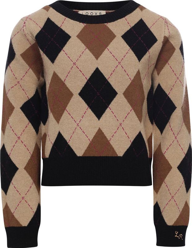 LOOXS 10sixteen 2332-5363-890 Meisjes Sweater - zand van RAYON 22 NYLON 28 POLYESTER