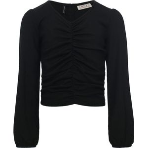 LOOXS - 10sixteen - Blouse - Zwart - 98% Polyester 2% Elastane