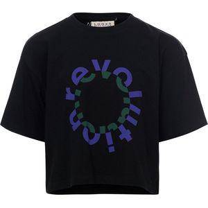 LOOXS 10sixteen 2333-5411-099 Meisjes T-Shirt6 - Zwart van Cotton Modal