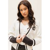 LOOXS 10sixteen 2401-5305-004 Meisjes Sweater - Wit van 60 Cotton 40 acryl