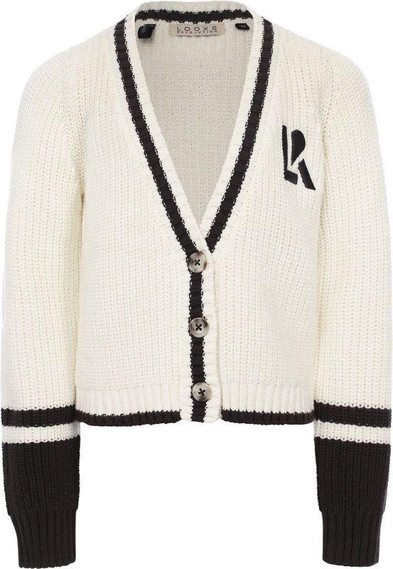 LOOXS 10sixteen 2401-5305-004 Meisjes Sweater - Wit van 60 Cotton 40 acryl