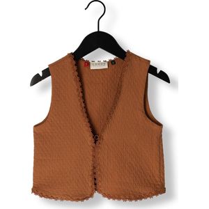 LOOXS Little Gilets - Bruin - 100% Cotton