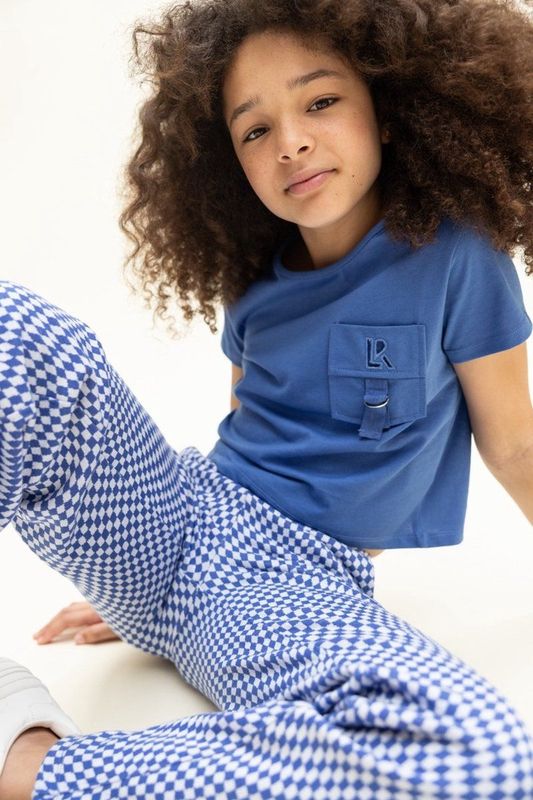 LOOXS 10sixteen 2412-5453-196 Meisjes T-Shirt8 - Blauw van 100 Cotton