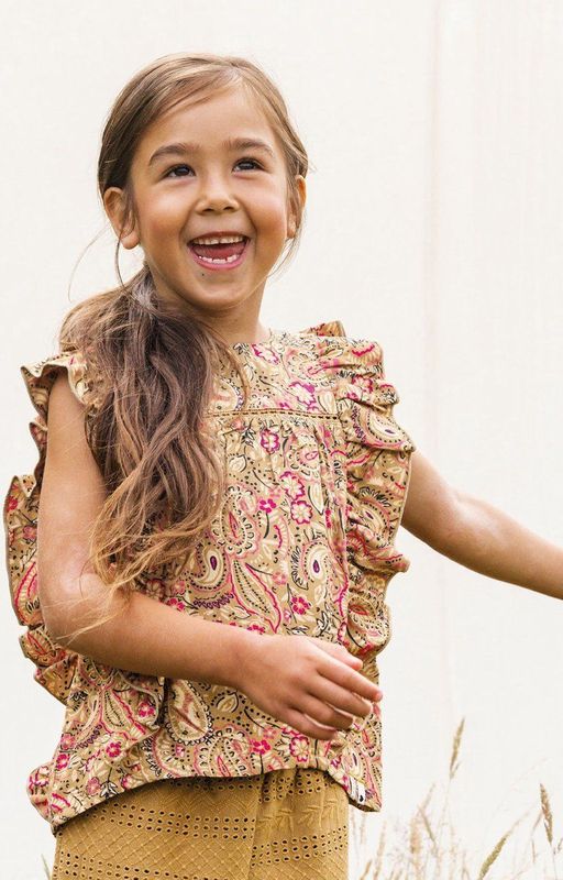 LOOXS - Little Blouse - Beige - 100% Viscose Woven Twill