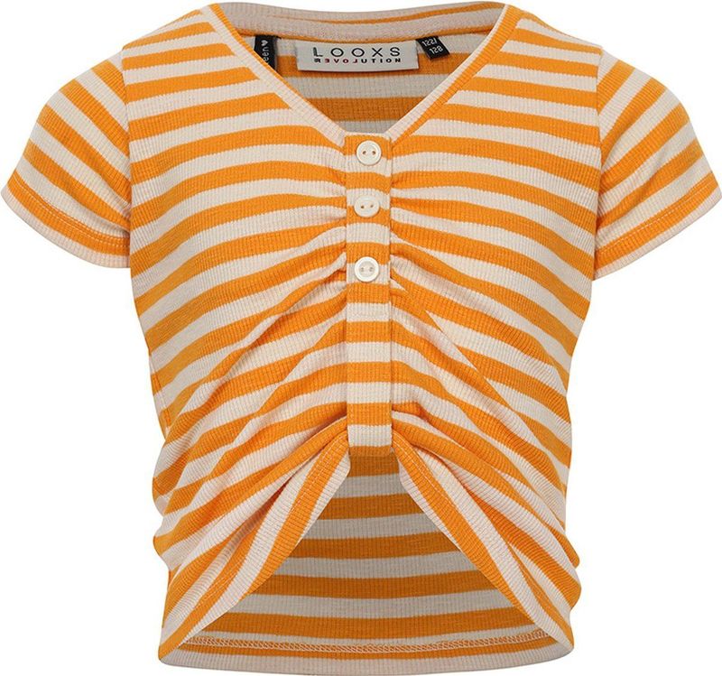 LOOXS 10sixteen 2413-5489-411 Meisjes T-Shirt8 - Geel van 65 poyester cotton