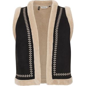 Looxs Revolution - Gilet - Zwart - Gevoerd met Teddy
