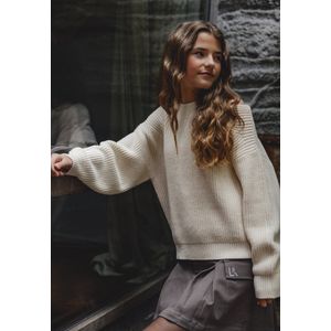 Looxs Revolution 2431-5303 Truien & Vesten Meisjes - Sweater - Hoodie - Vest- Creme