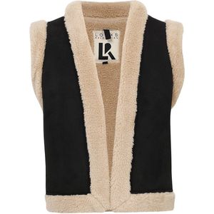 LOOXS 10sixteen Meisjes vest teddy - Zwart