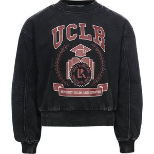 LOOXS 10sixteen 2432-5318-089 Meisjes Sweater - Zwart van 87 Cotton 13 Polyester