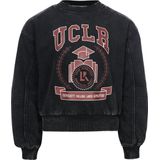 LOOXS 10sixteen 2432-5318-089 Meisjes Sweater - Zwart van 87 Cotton 13 Polyester