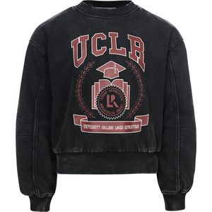 LOOXS 10sixteen 2432-5318-089 Meisjes Sweater - Zwart van 87 Cotton 13 Polyester