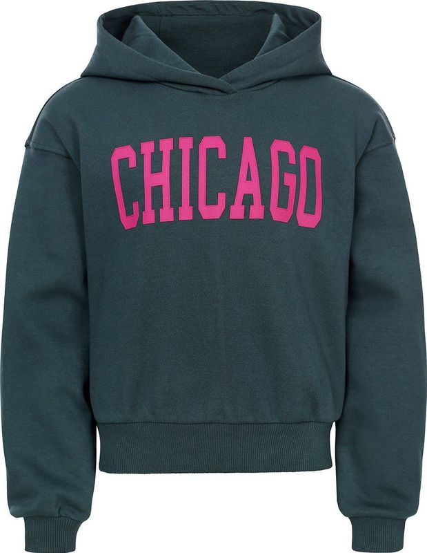 Looxs Revolution 2432-5352 Truien & Vesten Meisjes - Sweater - Hoodie - Vest- Groen