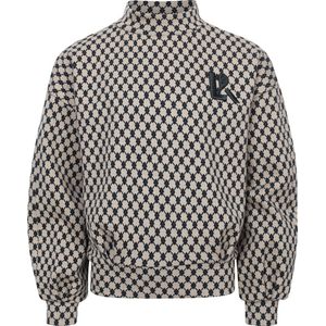 LOOXS 10sixteen 2432-5363-885 Meisjes Sweater - Bruin dessin van 90 Cotton 8 Polyester 2 Lycra